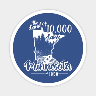 Minnesota The Land of 10,000 Lakes Magnet